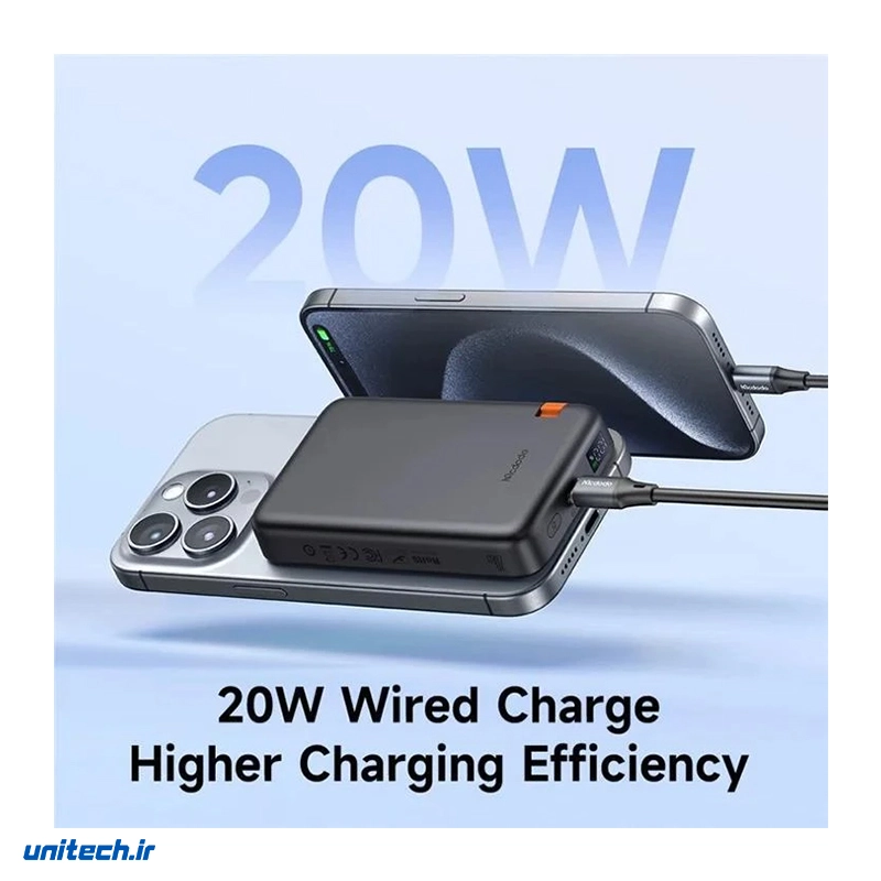 پاوربانک 20 وات مک دودو مدل mc1461 ظرفیت 10000 میلی آمپر ساعت4